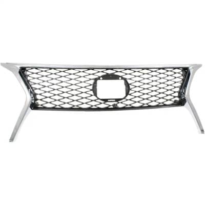 New Chrome Shell Grille Assembly Compatible With Lexus Rx350 Sportdesign 6 Cyl 3.5L Rx350 Base 6 Cyl thumbnail 2
