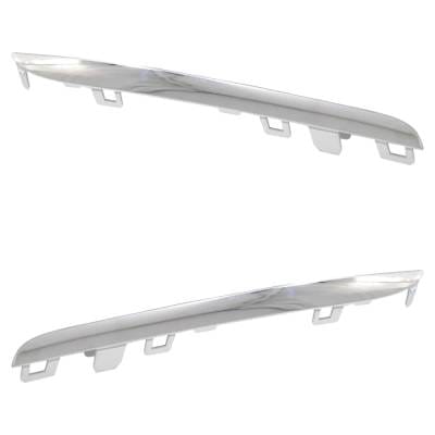 New Left Upper And Right Upper Grille Trim Compatible With Mercedes Benz C400 4Matic C300 Base thumbnail 6