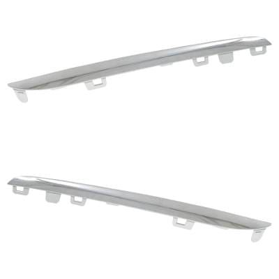 New Left Upper And Right Upper Grille Trim Compatible With Mercedes Benz C400 4Matic C300 4Matic thumbnail 4