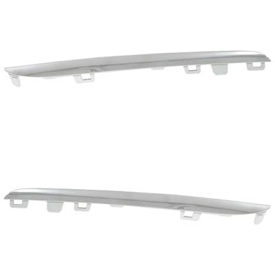 New Left Upper And Right Upper Grille Trim Compatible With Mercedes Benz C300 4Matic C400 4Matic thumbnail 2