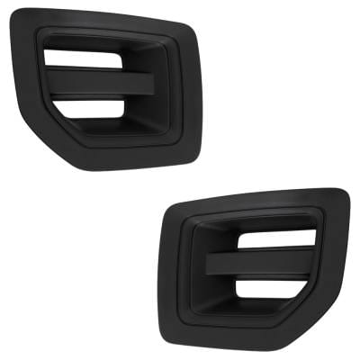 New Front Left And Front Right Fog Light Cover Compatible With Gmc Sierra 3500 Hd Base 8 Cyl 6.6L thumbnail 2