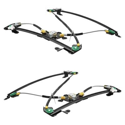New Front Left And Front Right Window Regulator Compatible With Ford Lincoln F-150 Xl 8 Cyl 5.4L thumbnail 2