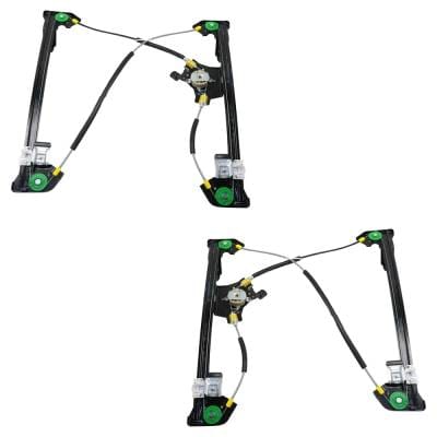 New Front Left And Front Right Window Regulator Compatible With Ford F-150 Xl 6 Cyl 4.2L F-150 King thumbnail 2