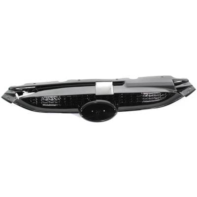 New Black Grille Assembly Compatible With Hyundai Tucson Gls 4 Cyl 2.0L Tucson Gl 4 Cyl 2.0L Tucson thumbnail 2