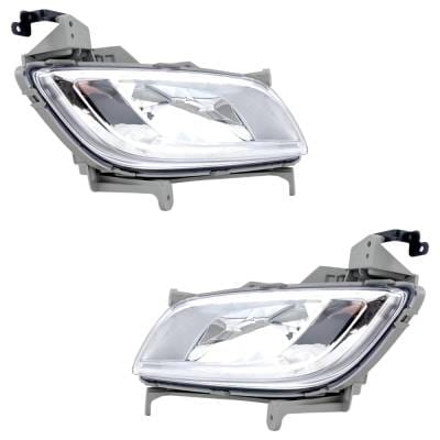 New Front Left And Front Right Fog Light Compatible With Hyundai Veloster Se 4 Cyl 1.6L Veloster thumbnail 2