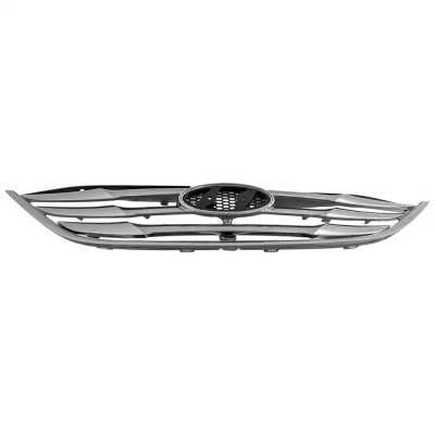 New Chrome Grille Assembly Compatible With Hyundai Sonata Se 4 Cyl 2.0L Sonata Se 4 Cyl 2.4L Sonata thumbnail 16