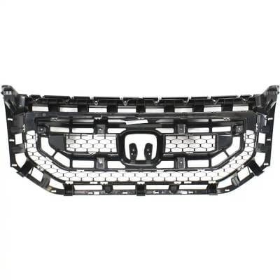 New Gray Grille Assembly Compatible With Honda Pilot Touring 6 Cyl 3.5L Pilot Lx 6 Cyl 3.5L Pilot Ex thumbnail 8