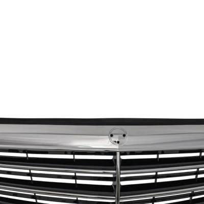 Chrome Grille Assembly Compatible With Mercedes Benz E350 4Matic 6 Cyl 3.5L 2014-2016 By Mb1200165 thumbnail 8