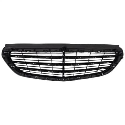 Chrome Grille Assembly Compatible With Mercedes Benz E350 4Matic 6 Cyl 3.5L 2014-2016 By Mb1200165 thumbnail 10