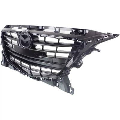 New Black Grille Assembly Compatible With Mazda 3 S Grand Touring 4 Cyl 2.5L 3 S Touring 4 Cyl 2.5L thumbnail 4
