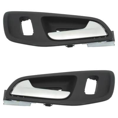 Front Left And Right Interior Door Handle Compatible With 2014-2018 Ford Transit Chrome Lever With