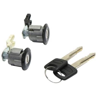 New Black Door Lock Cylinder Compatible With Ford F-350 Super Duty King Ranch 8 Cyl 5.4L F-250 Super thumbnail 6