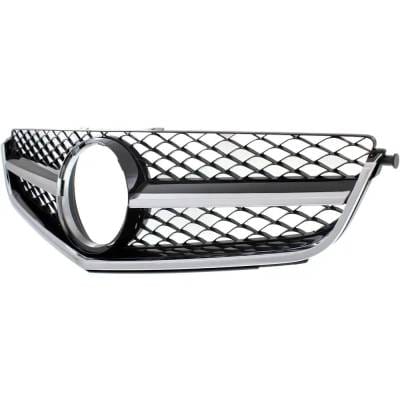 New Chrome Shell Grille Assembly Compatible With Mercedes Benz C63 Amg Edition 507 8 Cyl 6.3L C63 thumbnail 4