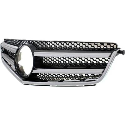 New Chrome Shell Grille Assembly Compatible With Mercedes Benz C250 Base 6 Cyl 2.5L C250 4Matic 6 thumbnail 4