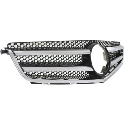 New Chrome Shell Grille Assembly Compatible With Mercedes Benz C300 Sport 6 Cyl 3.0L C63 Amg Base 8 thumbnail 6