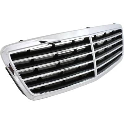 New Chrome Shell Grille Assembly Compatible With Mercedes Benz C240 4Matic 6 Cyl 2.6L C320 4Matic 6 thumbnail 6