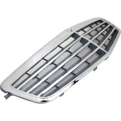 New Chrome Insert Grille Assembly Compatible With Mercedes Benz E350 Base 6 Cyl 3.5L E550 Base 8 Cyl thumbnail 6