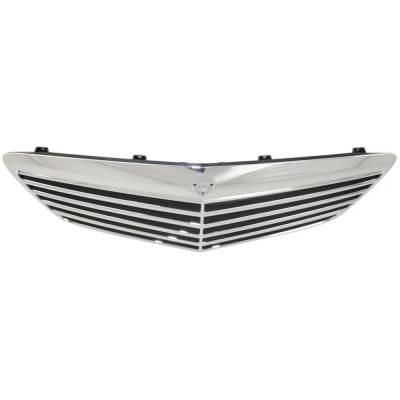 New Chrome Shell Grille Assembly Compatible With Mercedes Benz E63 Amg Base 8 Cyl 6.3L E350 Base 6 thumbnail 4