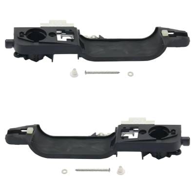 Front Driver And Passenger Side Exterior Door Handle Compatible With 2008-2011 Ford Focus Black thumbnail 12