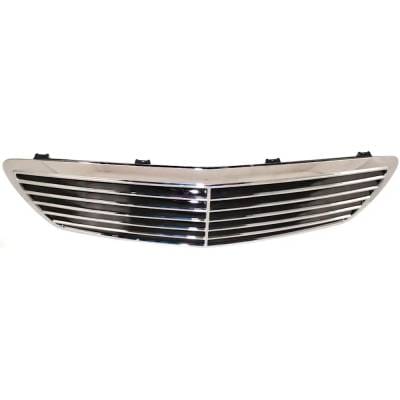 New Chrome Shell Grille Assembly Compatible With Mercedes Benz E320 Base 6 Cyl 3.2L E350 4Matic 6 thumbnail 12