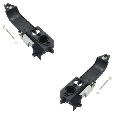 Front Driver And Passenger Side Exterior Door Handle Compatible With 2008-2011 Ford Focus Black thumbnail 6