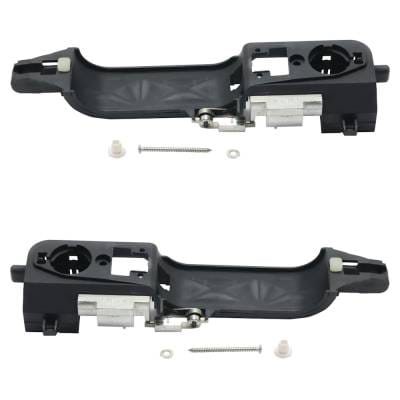 Front Driver And Passenger Side Exterior Door Handle Compatible With 2008-2011 Ford Focus Black thumbnail 8