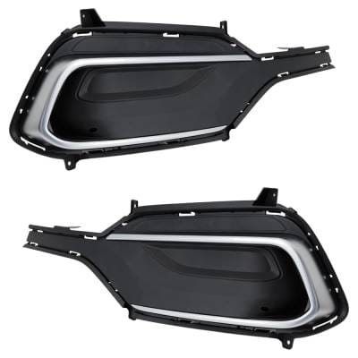 New Front Left And Front Right Fog Light Cover Compatible With Hyundai Santa Fe Sport Base 4 Cyl thumbnail 2