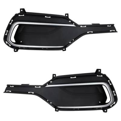 New Front Left And Front Right Fog Light Cover Compatible With Hyundai Santa Fe Sport Se 4 Cyl 2.4L thumbnail 4