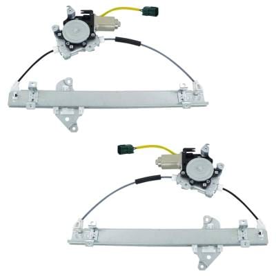 New Front Left And Front Right Window Regulator Compatible With Nissan Juke S 4 Cyl 1.6L Juke Sv 4