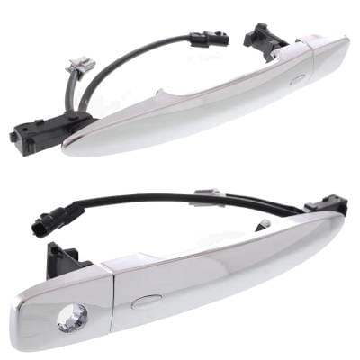 Front Left Driver And Right Passenger Exterior Door Handle Compatible With 2009-2016 Nissan Murano thumbnail 6