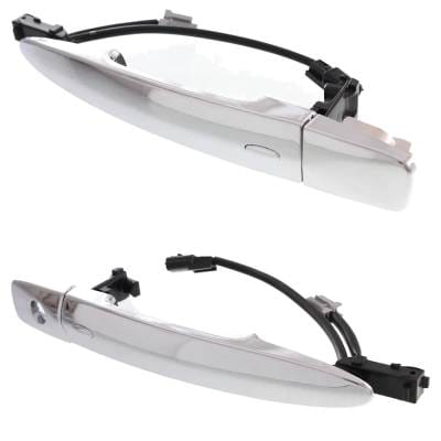 Front Driver And Passenger Side Exterior Door Handle Compatible With 2009-2016 Nissan Murano Nissan thumbnail 4