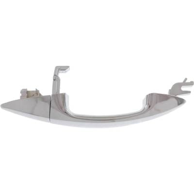 Front Or Rear Left (Driver Side) Exterior Door Handle Compatible With 2011-2018 Ford Fiesta Chrome thumbnail 8