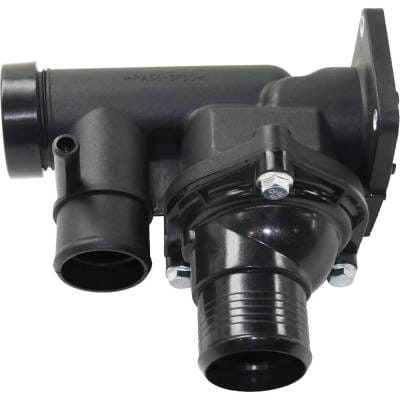 New 183 Degrees F Thermostat Housing Compatible With Ford Lincoln Thunderbird Base 8 Cyl 3.9L Ls thumbnail 2