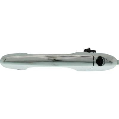 Front Driver Side Exterior Door Handle Compatible With 1957-2019 Fiat 500 Chrome With Key Hole thumbnail 2