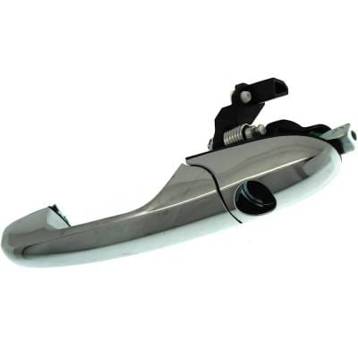 Front Driver Side Exterior Door Handle Compatible With 1957-2019 Fiat 500 Chrome With Key Hole thumbnail 4