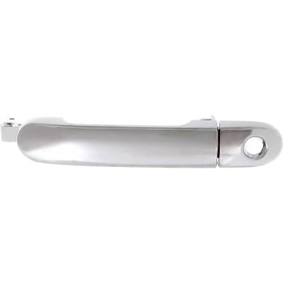 Front Driver Side Exterior Door Handle Compatible With 2007-2012 Nissan Versa Chrome With Key Hole thumbnail 2