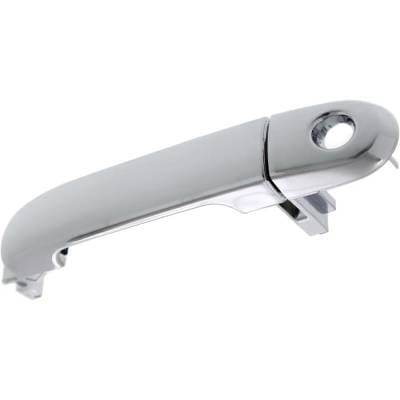 Front Left (Driver Side) Exterior Door Handle Compatible With 2007-2012 Nissan Versa Chrome With Key thumbnail 4