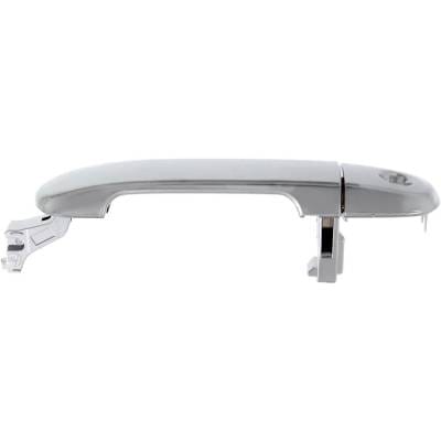 Front Left (Driver Side) Exterior Door Handle Compatible With 2007-2012 Nissan Versa Chrome With Key thumbnail 8