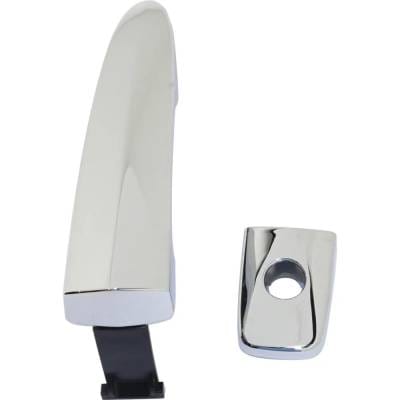 Front Driver Side Exterior Door Handle Compatible With 2009-2017 Nissan Murano Nissan Leaf Chrome thumbnail 4