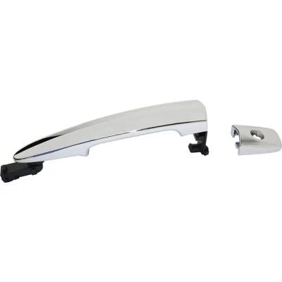 Front Driver Side Exterior Door Handle Compatible With 2009-2017 Nissan Murano Nissan Leaf Chrome thumbnail 8