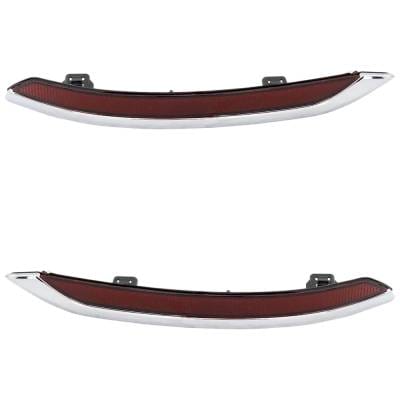 New Rear Left And Rear Right Bumper Reflector Compatible With Acura Tlx Base 6 Cyl 3.5L Tlx Sh-Awd 6 thumbnail 4