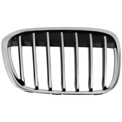 New Chrome Grille Assembly Compatible With Bmw X1 Sdrive28i 4 Cyl 2.0L X1 Xdrive28i 4 Cyl 2.0L thumbnail 4