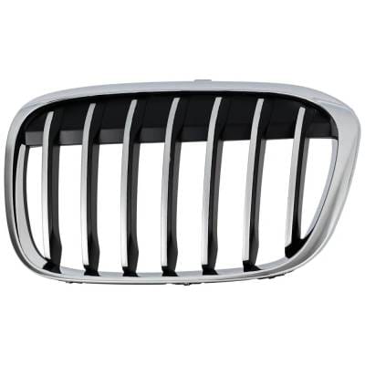New Chrome Grille Assembly Compatible With Bmw X1 Xdrive28i 4 Cyl 2.0L X1 Sdrive28i 4 Cyl 2.0L thumbnail 2