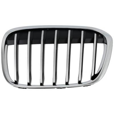 New Chrome Grille Assembly Compatible With Bmw X1 Xdrive28i 4 Cyl 2.0L X1 Sdrive28i 4 Cyl 2.0L thumbnail 4