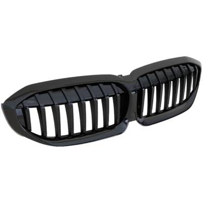 Black Grille Assembly Compatible With Bmw 330I Xdrive Base 4 Cyl 2.0L 330I Base 4 Cyl 2.0L 2019-2022 thumbnail 6