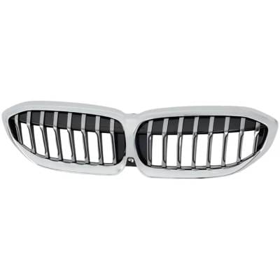 New Chrome Grille Assembly Compatible With Bmw 330I Base 4 Cyl 2.0L 330I Xdrive Base 4 Cyl 2.0L thumbnail 2
