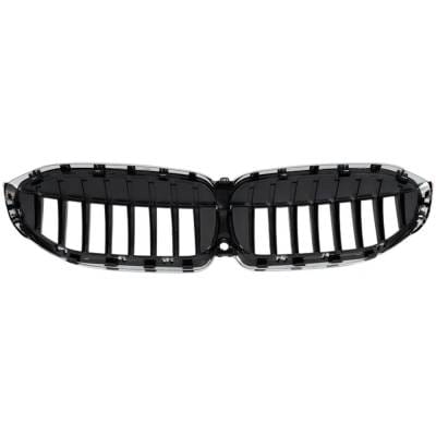 New Chrome Grille Assembly Compatible With Bmw 330I Base 4 Cyl 2.0L 330I Xdrive Base 4 Cyl 2.0L thumbnail 8