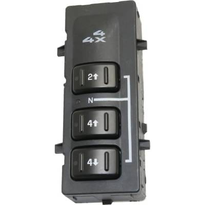 New 3-Button Transfer Case Switch Compatible With Chevrolet Silverado 3500 Base 8 Cyl 8.1L Avalanche