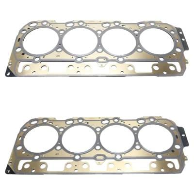 New Pair Of Cylinder Head Gasket Compatible With Gmc Sierra 2500 Hd Classic Sl 8 Cyl 6.6L Sierra thumbnail 2
