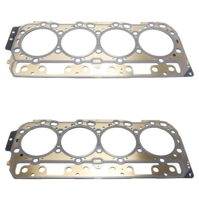 New Pair Of Cylinder Head Gasket Compatible With Gmc Sierra 3500 Hd Wt 8 Cyl 6.6L C5500 Topkick thumbnail 4